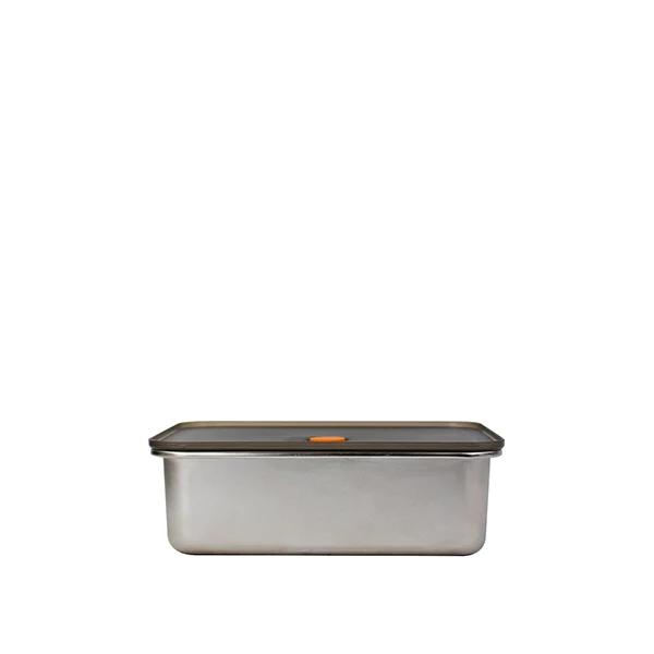 Boîte en inox rectangulaire 2300 ml compatible micro-ondes Yoko® Desig