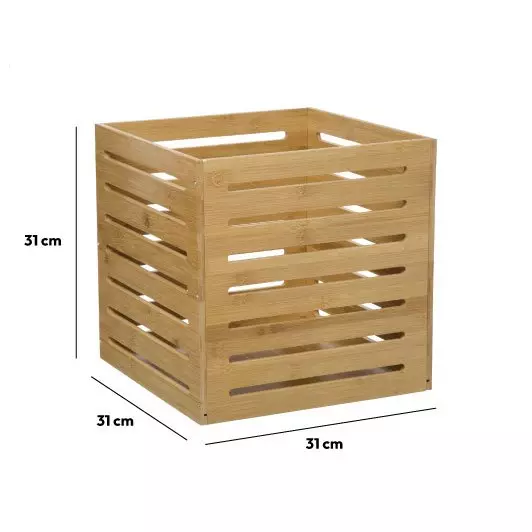 Panier de rangement (31 x 31 x H31 cm) Siao Naturel