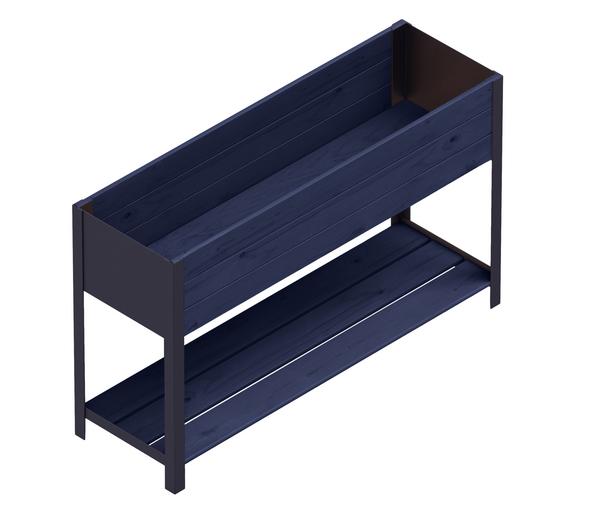 Upyard Holz-Pflanzkasten ModernBox mit Ablage,