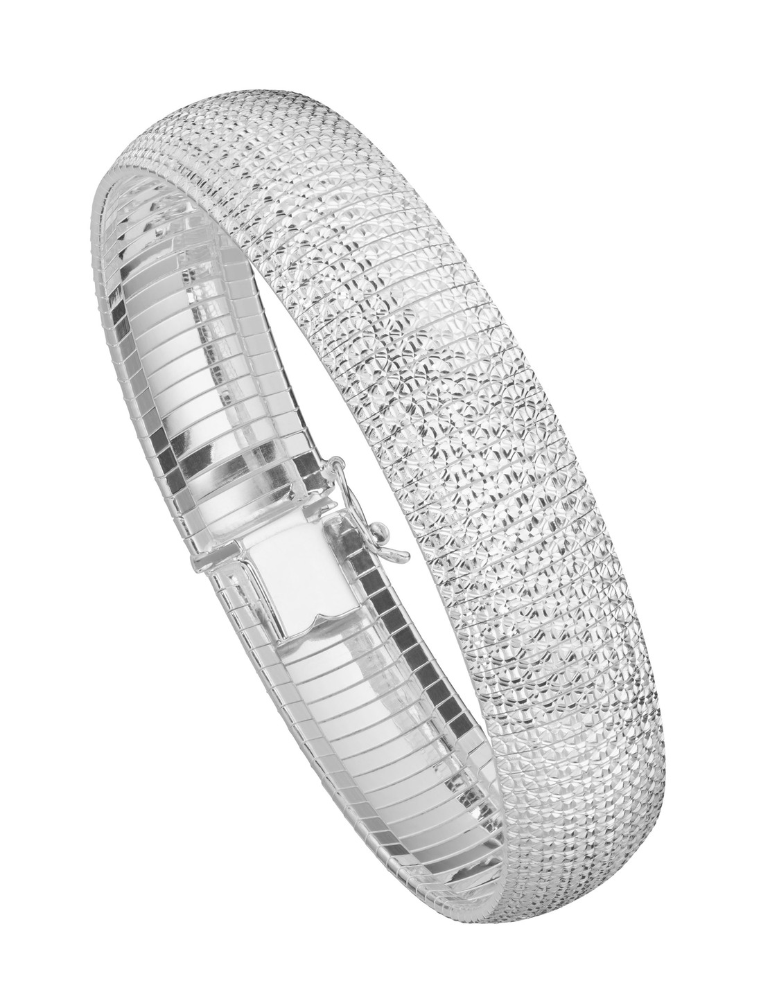 Diamantiertes Armband aus Silber