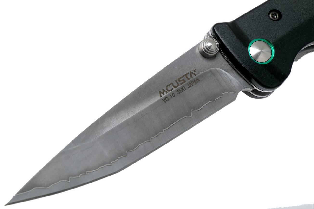Mcusta MC-0044C Katana, zwart/groen, herenmes