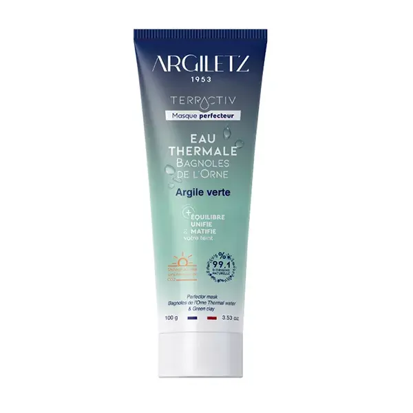 Máscara Facial Argiletz Terractiv Green Clay Perfecting Mask 100g
