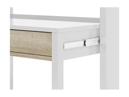 Bureau console extensible 2 tiroirs Consola - L100 cm