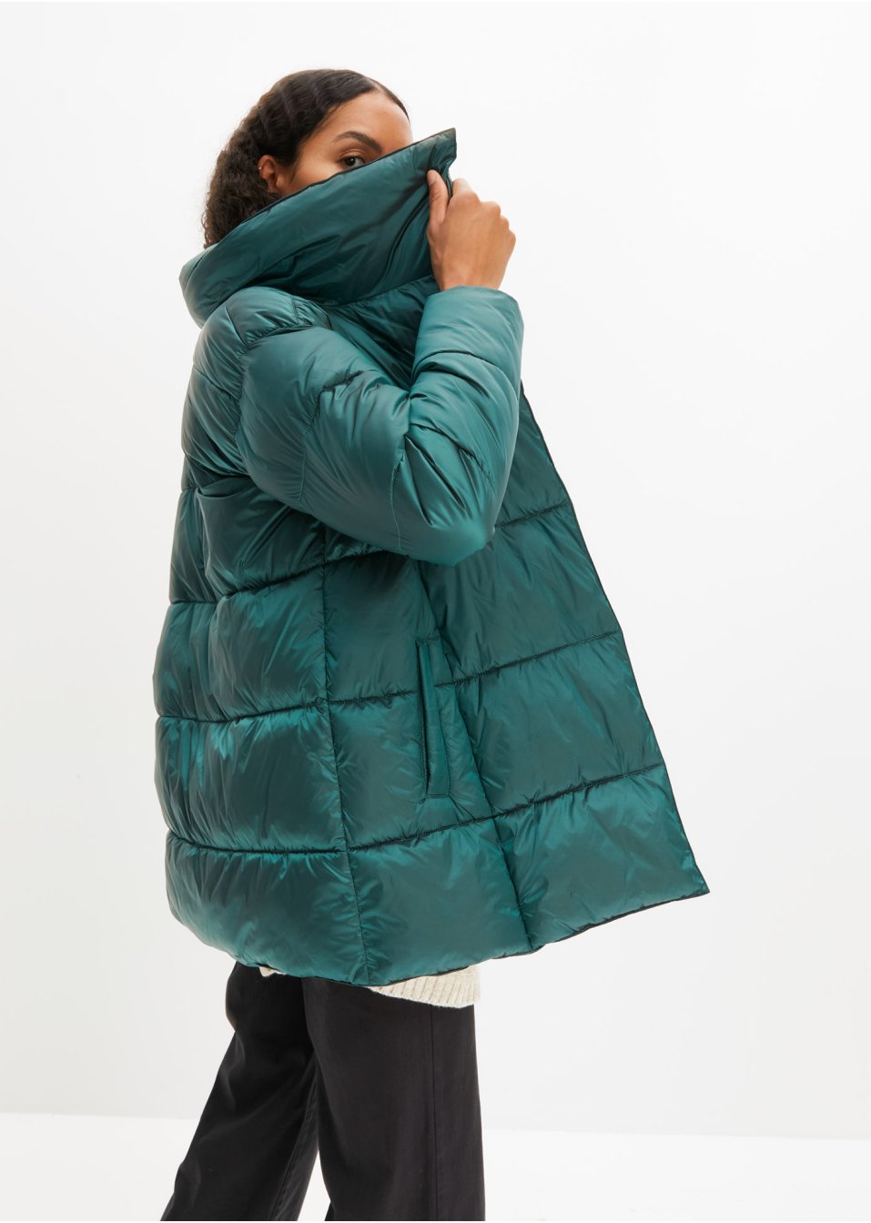 Veste matelassée brillante