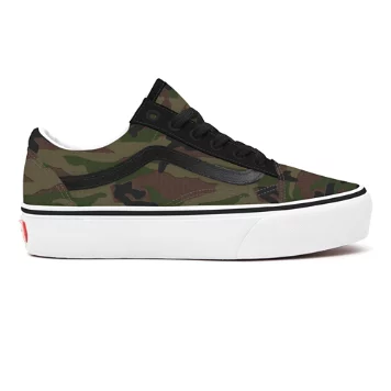 Camo Old Skool Platform Personalizzate