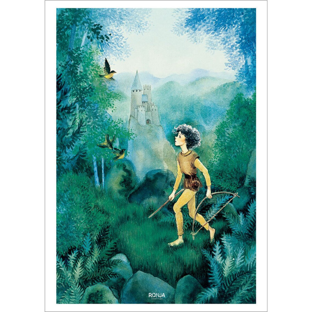 Køb Poster & Frame Astrid Lindgren - In The Woods - Ronja The Robbers Daughter
