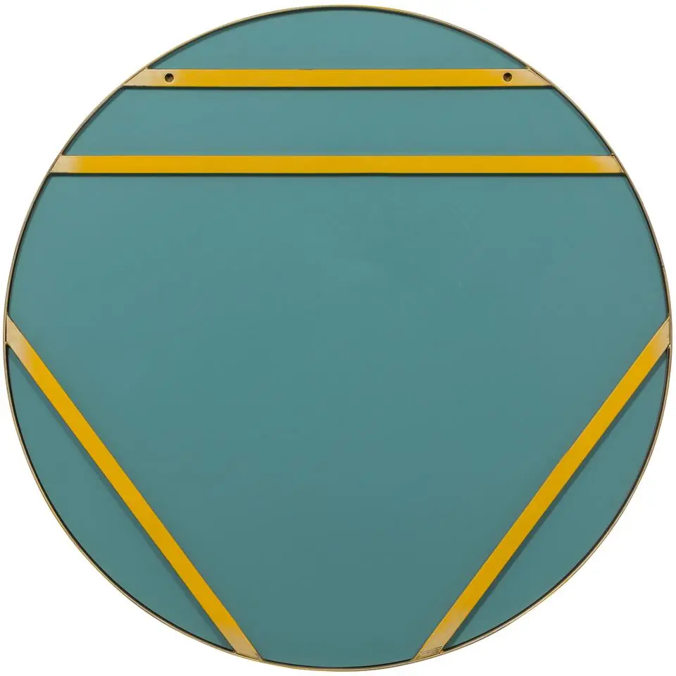 WOOOD Doutzen Spiegel - Metaal - Goud - 115x115x5