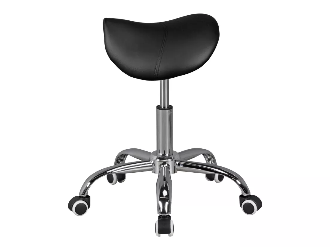 Design Tabouret à Roulettes Pivotant 360° Rembourré Tabouret de bureau