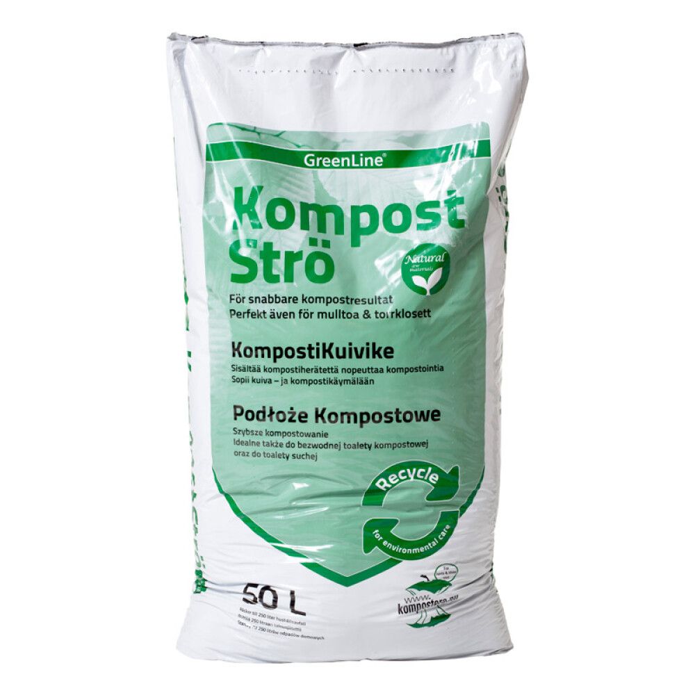 KOMPOSTSTRØ GREENLINE 50L
