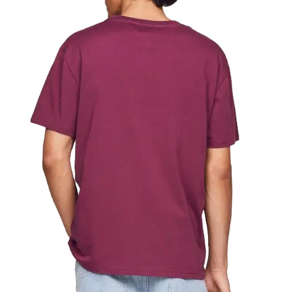 Tommy Hilfiger T-shirt Bordeaux Homme Tommy Hilfiger Dna