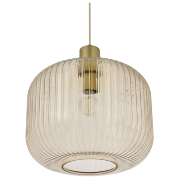 KARWEI hanglamp Flynn XL bruin Ø35cm