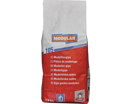 MODULAN 105 Modelleerpleister Wit 1,5 kg
