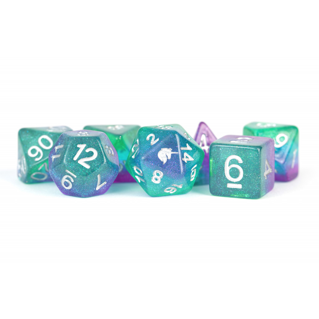 Set de 7 Dés JDR - Licorne