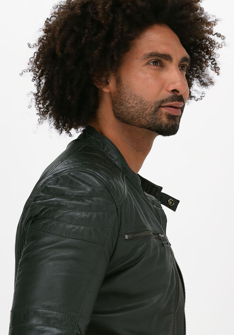 GOOSECRAFT groene goosecraft leren jas jacket 965