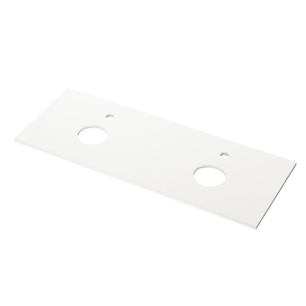 BENKEPLATE CAMARGUE SKÄRGÅRD SOGNE DOBBEL HVIT MATT 120 CM