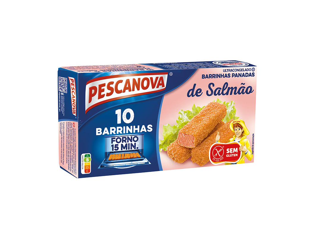 BARRINHAS PESCANOVA SALMÃO SEM GLÚTEN 300 G