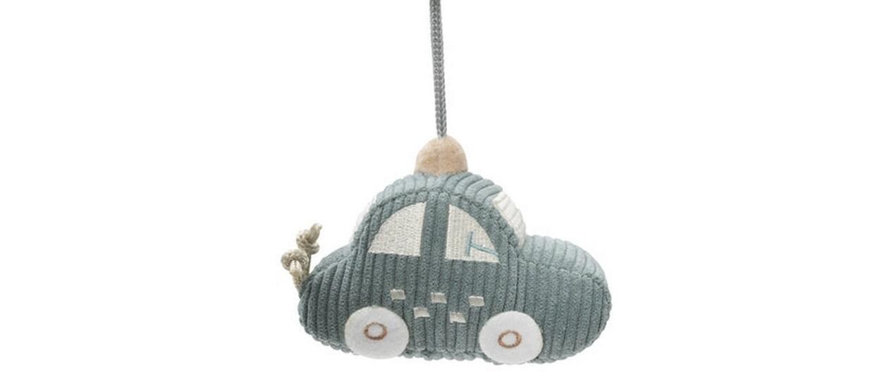 Kinderwagenkette On The Go BlauDie Kinderwagenkette mit Knistereffekt und Spiegel für kleine Entdecker