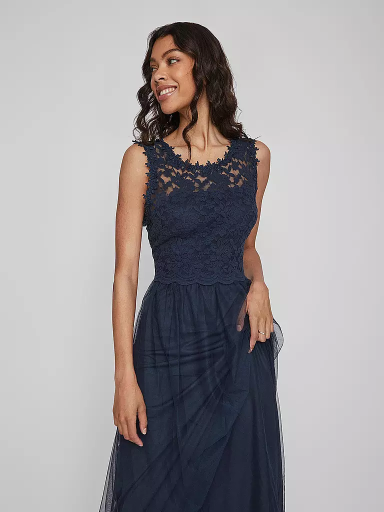 VILA Abendkleid VILYNNEA dunkelblau