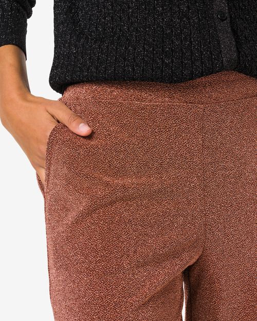 haut femme Emmy à paillettes cuivré