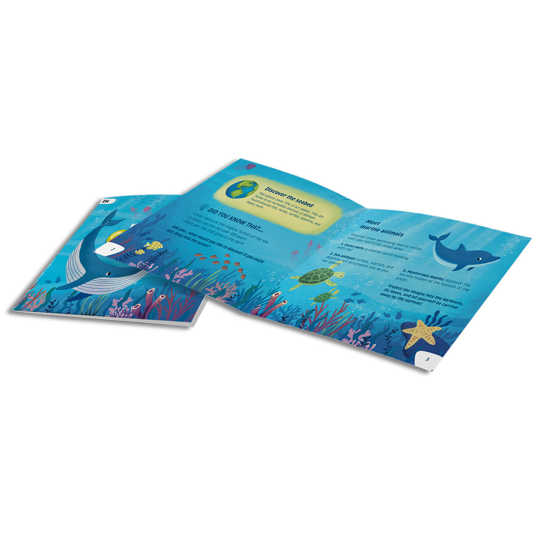 kidywolf kidystar planetarium met 6 discs - ocean