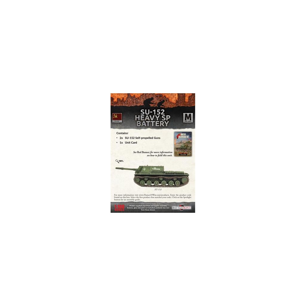 Flames of War - SU-152 Heavy SP Battery