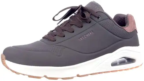 Skechers donkerbruin 183004/CHOC - maat 12 sneaker donkerbruin - maat 12 Calandschoen