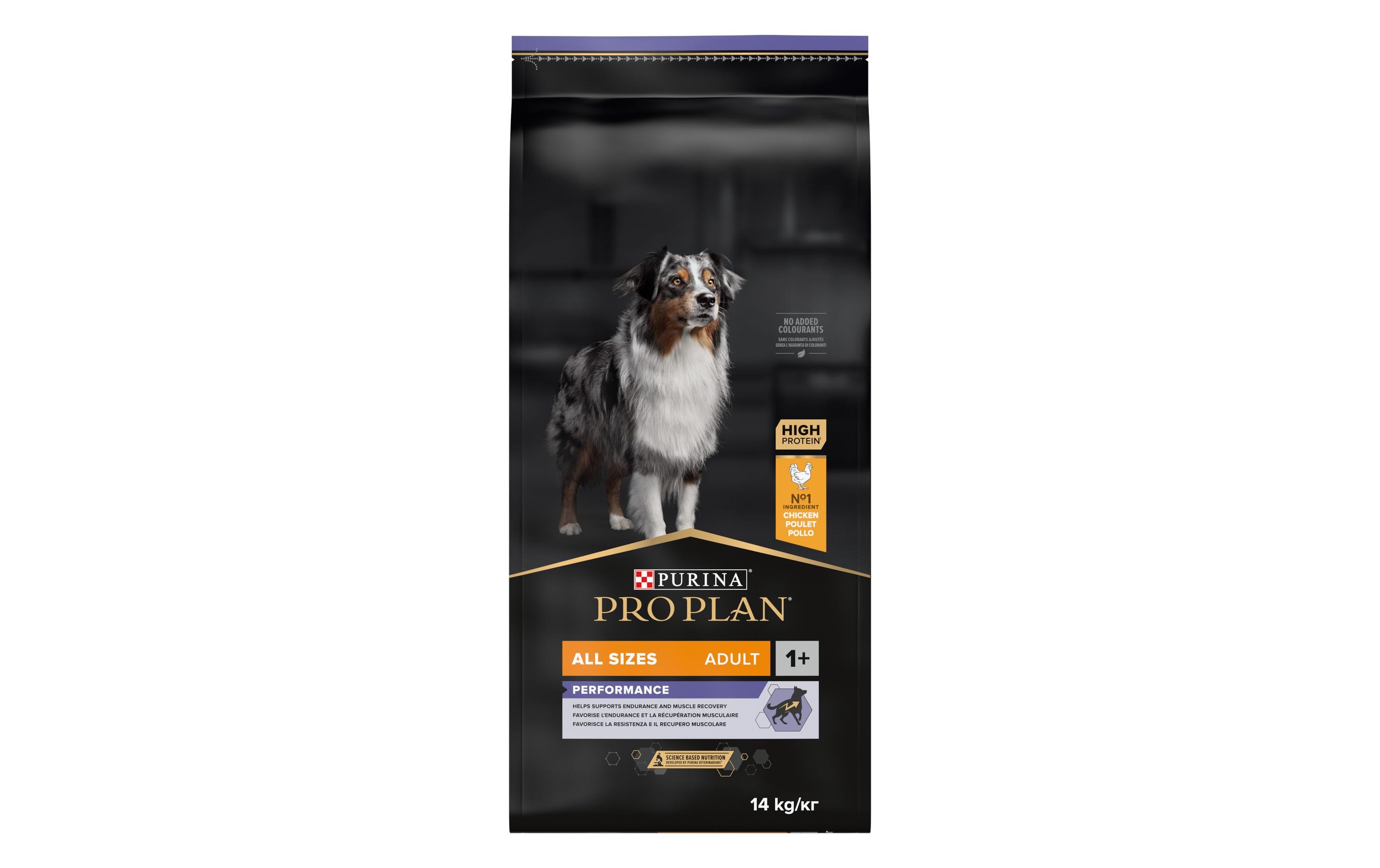 Trockenfutter All Size Adult Performance, Huhn, 14 kgAlleinfuttermittel für ausgewachsene Hunde