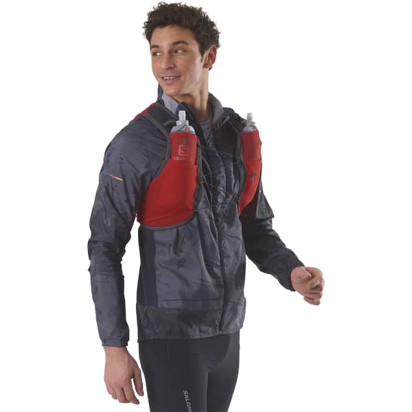 Sac trail SALOMON ACTIVE SKIN 4 SET FIERY RED/EBONY