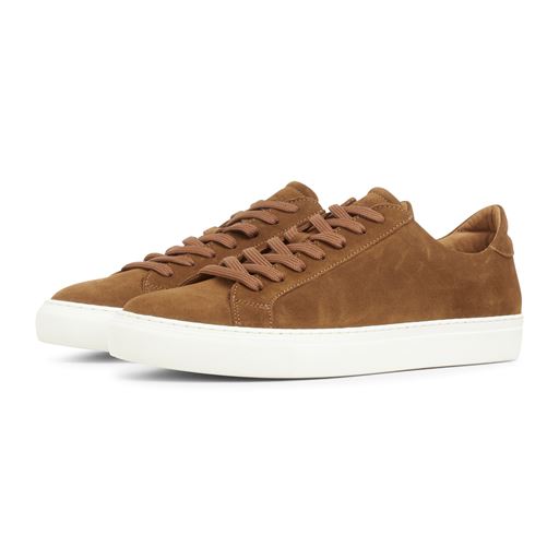 Garment Project Type Suede Sneakers, Cognac, 40