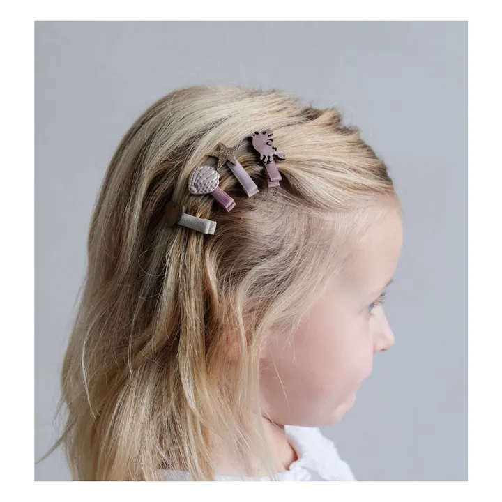 Mimi & Lula Lot 8 Barrettes Cecil Crab | Rose