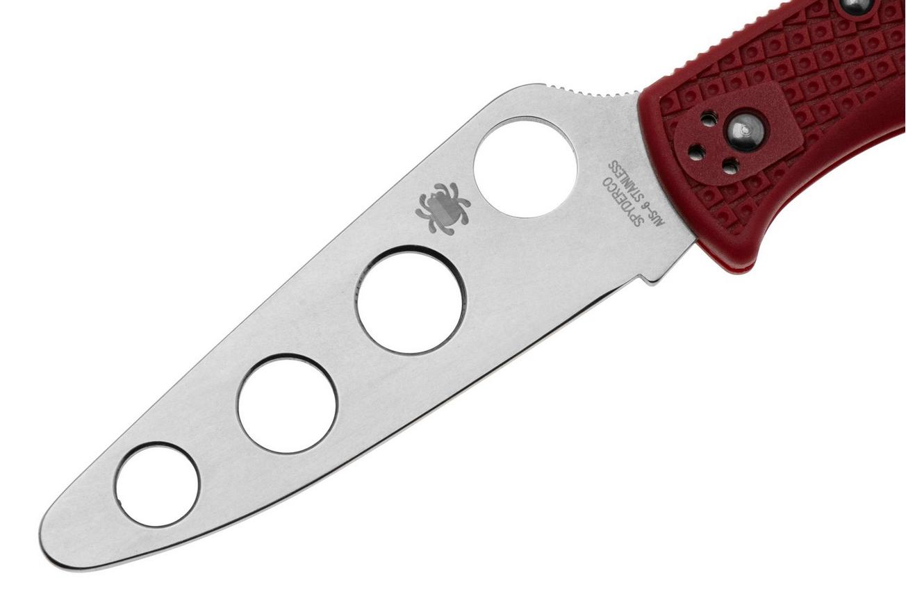 Spyderco Endura 4 Trainer C10TR Red FRN, trainingsmes