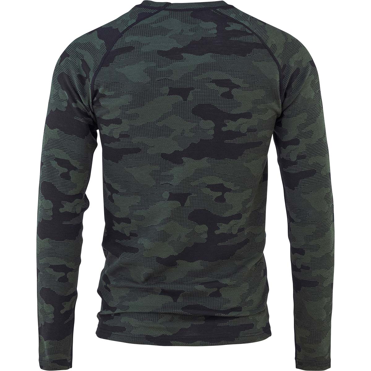 Bula Camo Merino Uld Crew Skiundertrøje Herre