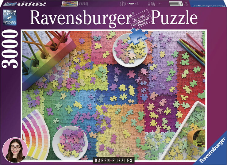 Ravensburger puslespil Puzzles On Puzzles 3000p
