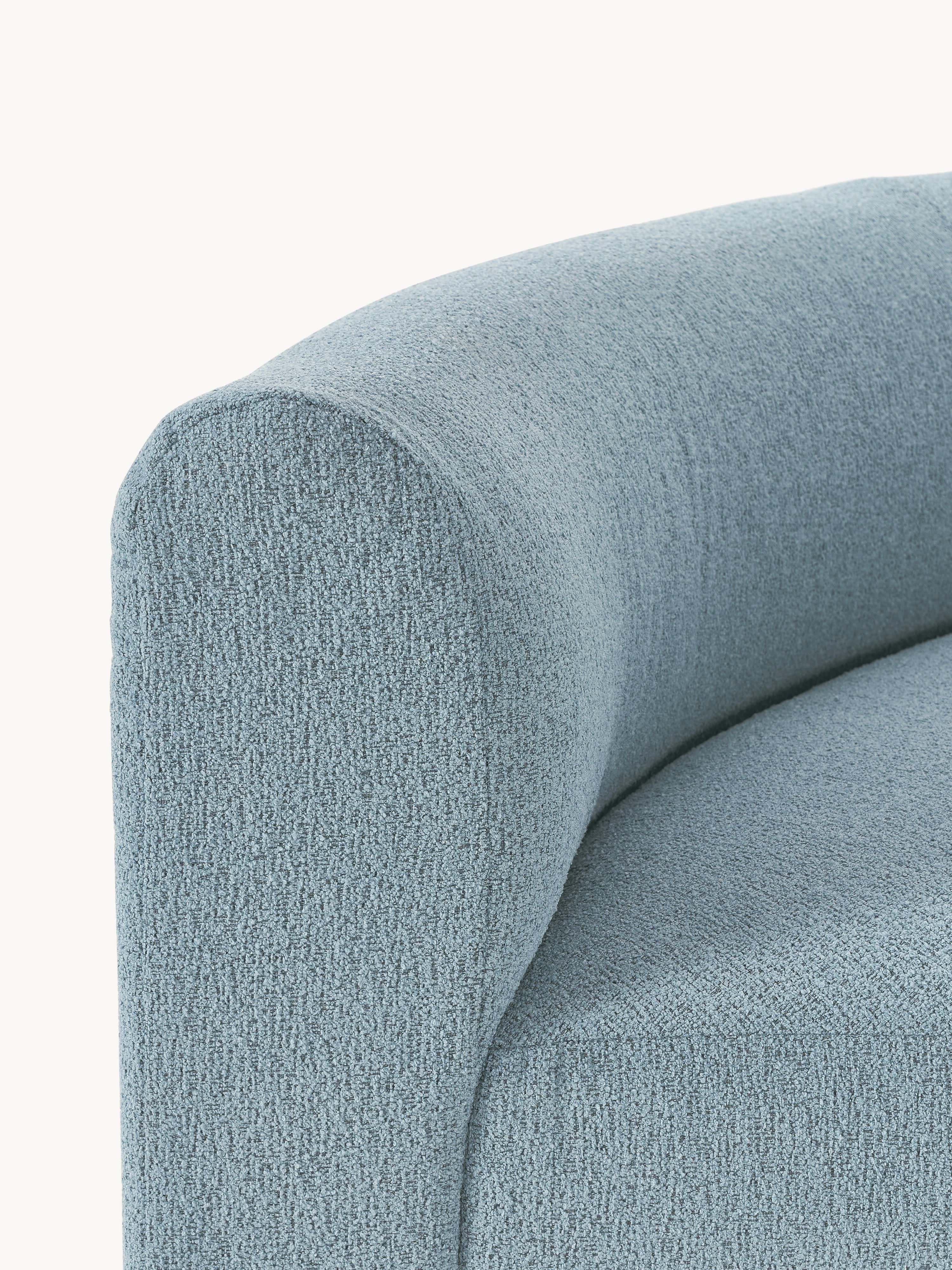 Ronde bouclé hoekmodule Sofia
