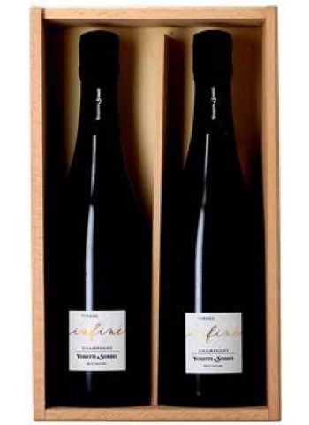 Infiné - Coffret 2 bouteilles - 1 Chardonnay et 1 Pinot Noir - Vouette et Sorbée