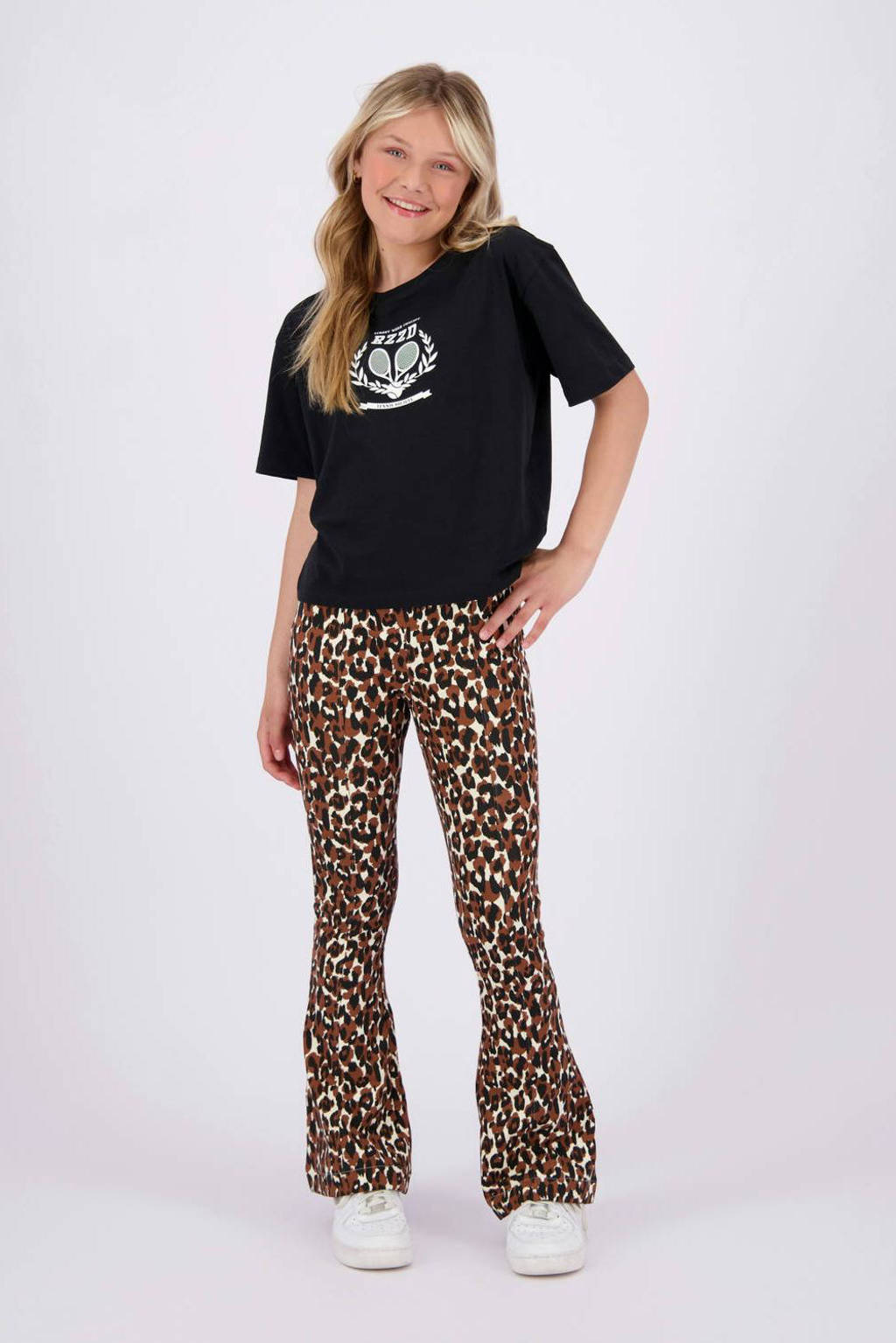 Raizzed T-shirt Fanna met printopdruk zwart