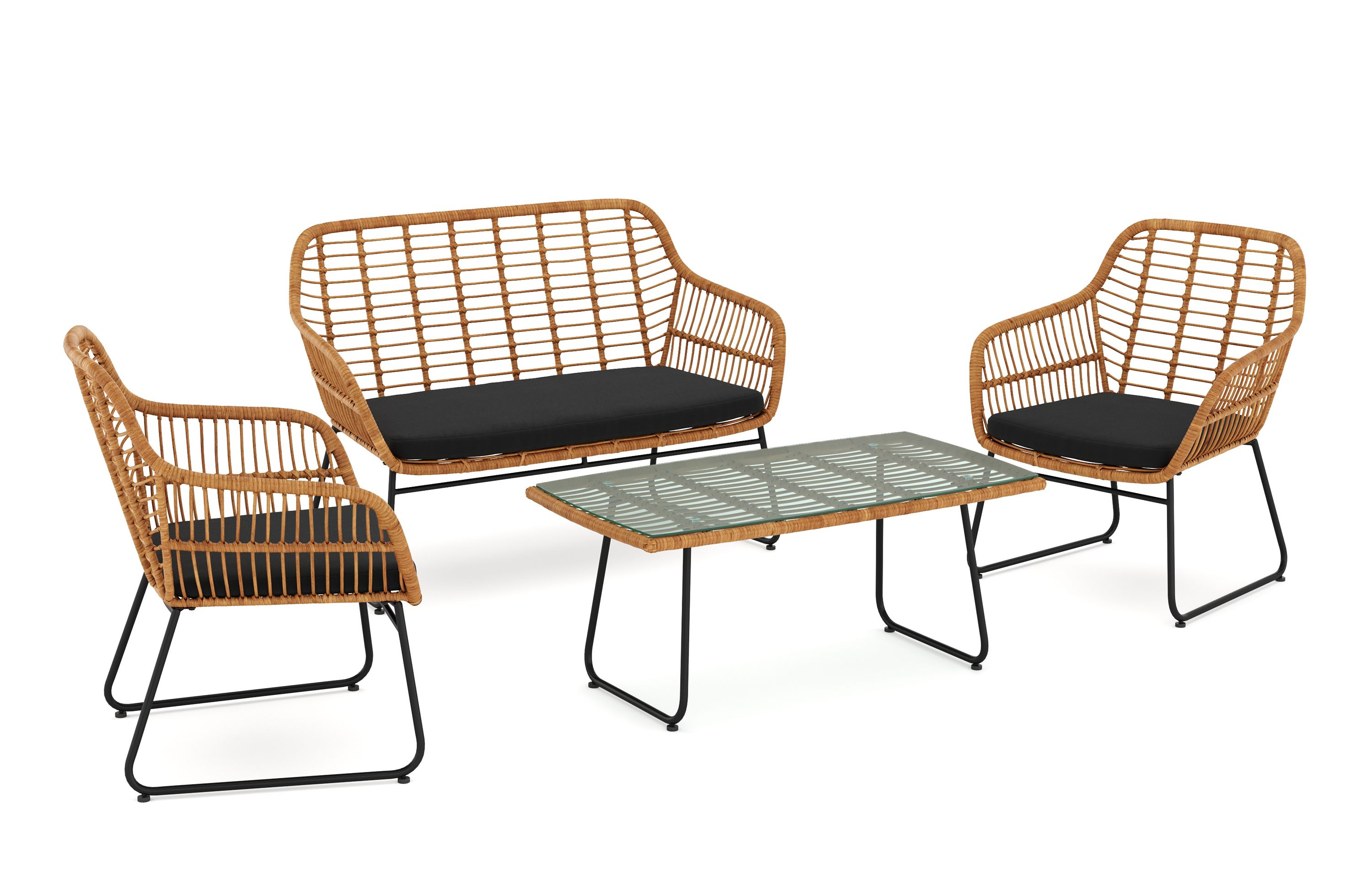 Gartenmöbel Set MALI 4-teilig