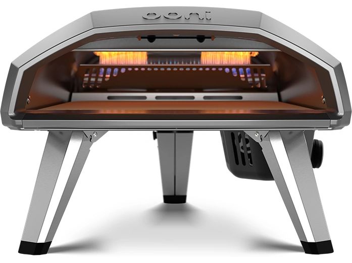 Ooni Pizza Ovens Pizzaofen Koda 2 / schwarz Gasbetriebener Outdoor-Pizzaofen