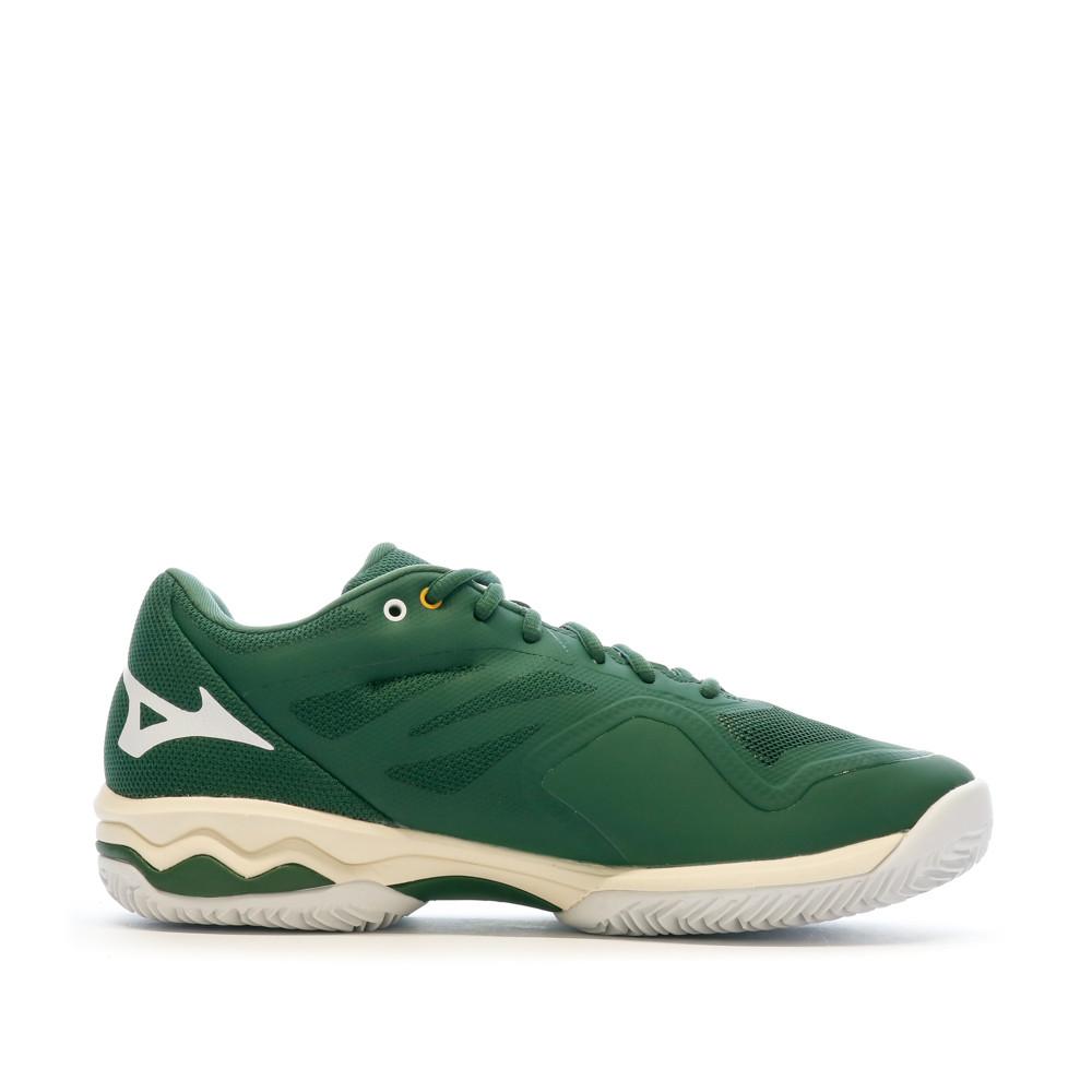 Mizuno Chaussures de Tennis Verte Homme Mizuno Wave Exceed