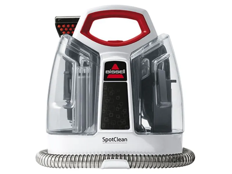 BISSELL SpotClean 3698N - Tæpperenser - beholder - uden pose - hvid/rød