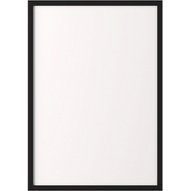 Cadre photo en aluminium, noir