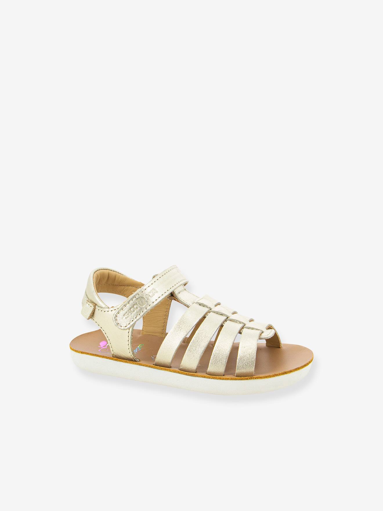 Sandálias infantis SHOO POM® Goa Multi em cobre iridescente