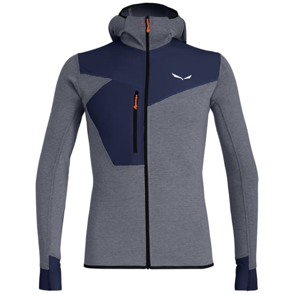 Veste polaire randonnée SALEWA PUEZ 2 DRY M L/S HOOD FZ NAVY BLAZ