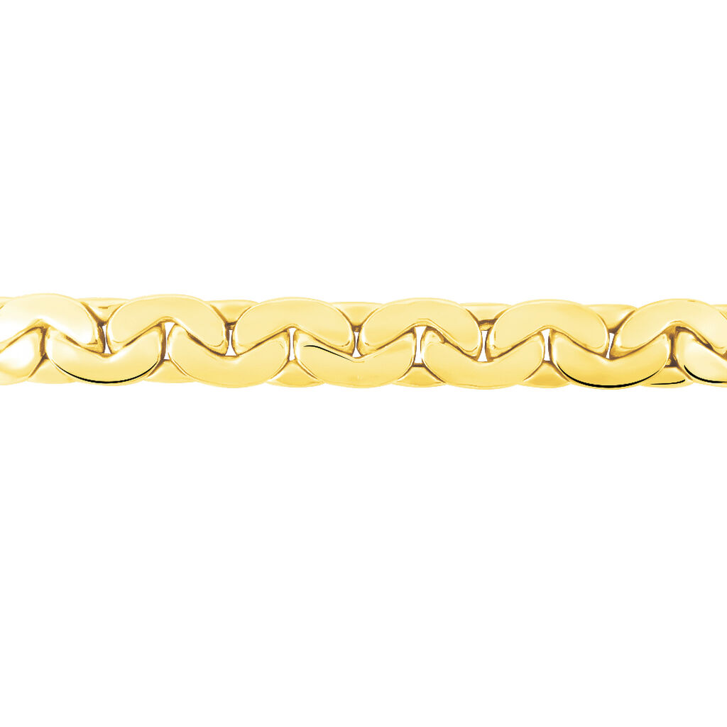 Bracelet Ivy Maille Haricot Or Jaune