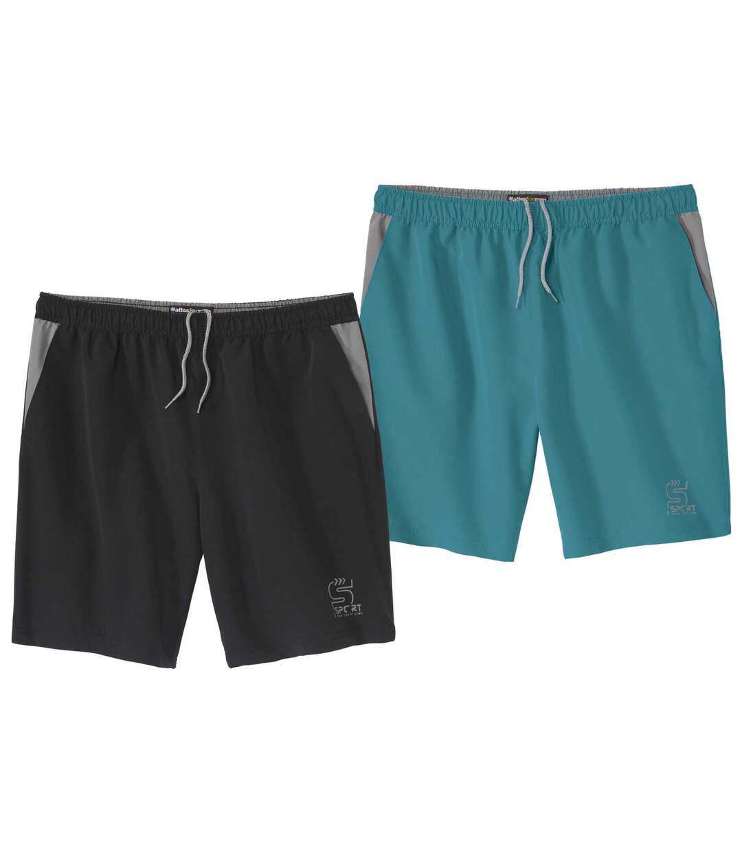 Lot 2 Shorts Sport Microfibre