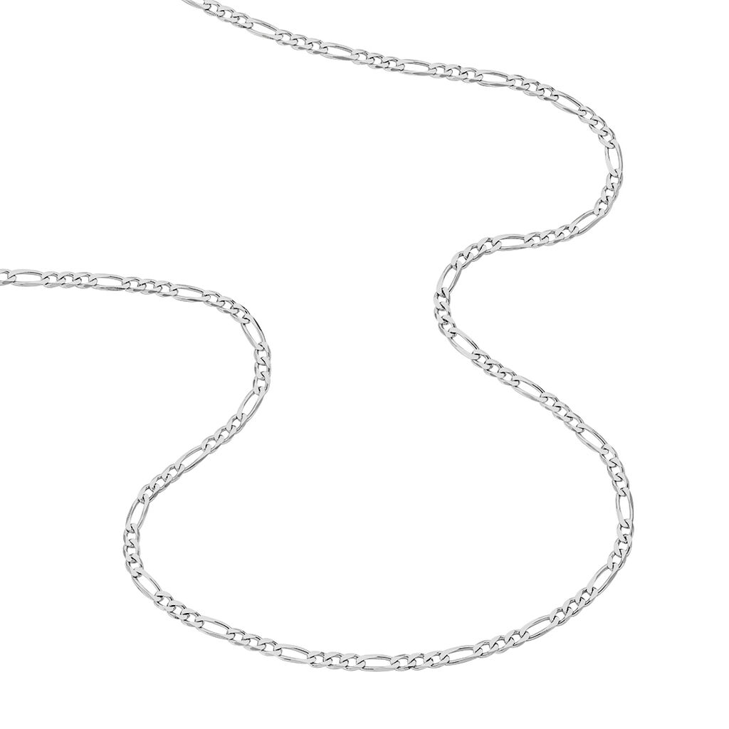 Chaîne Vivian Maille Alternee 1/3 Argent Blanc