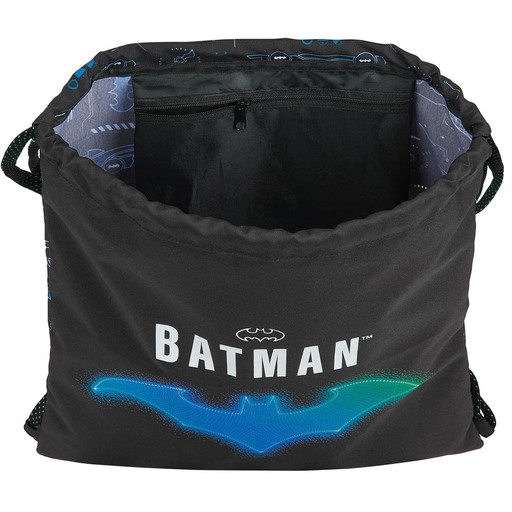 Safta Large Batman Bat-tech Flat Sack, 350x400 mm, preto