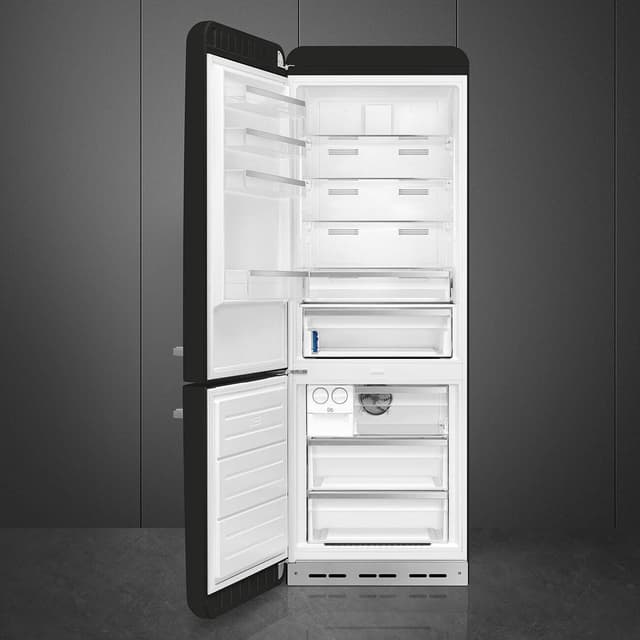 Smeg 50's Style Kølefryseskab FAB38LBL6 (Sort)