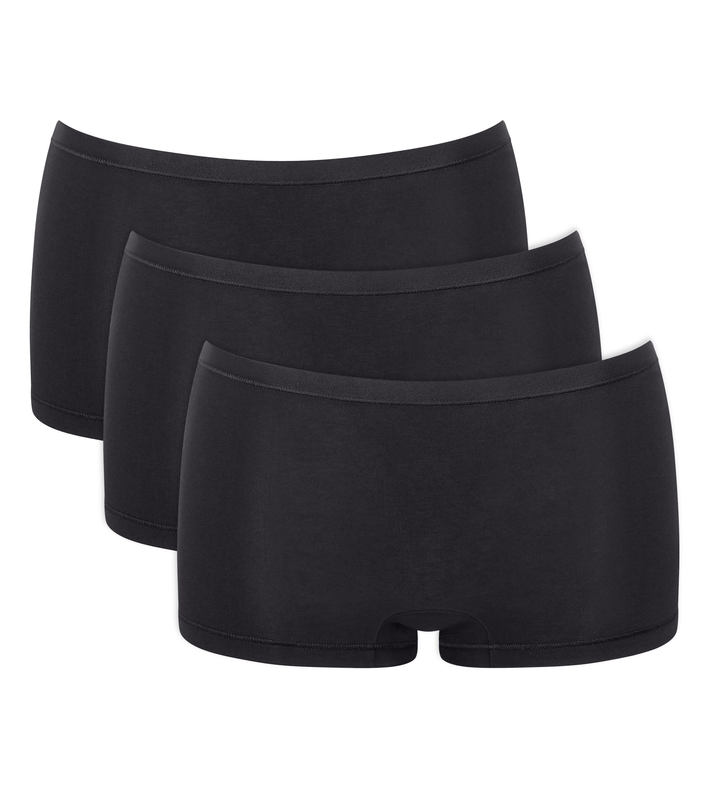 sloggi Panty »GO Daily Cotton«, Glanz-Effekt Details, elastisch, bequem, Baumwollmix