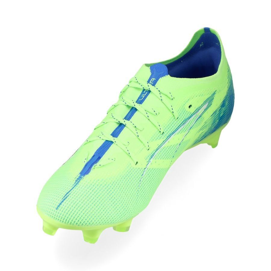 PUMA Ultra 5 Pro FG/AG Lights Out - Fizzy Apple/Blanc/Bleu